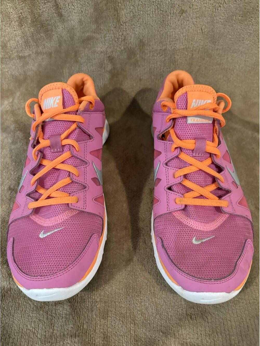 Nike Shoes Women’s 8.5 Flex Supreme TR 2 Running Sneakers 616694-504 Pink Fabric
